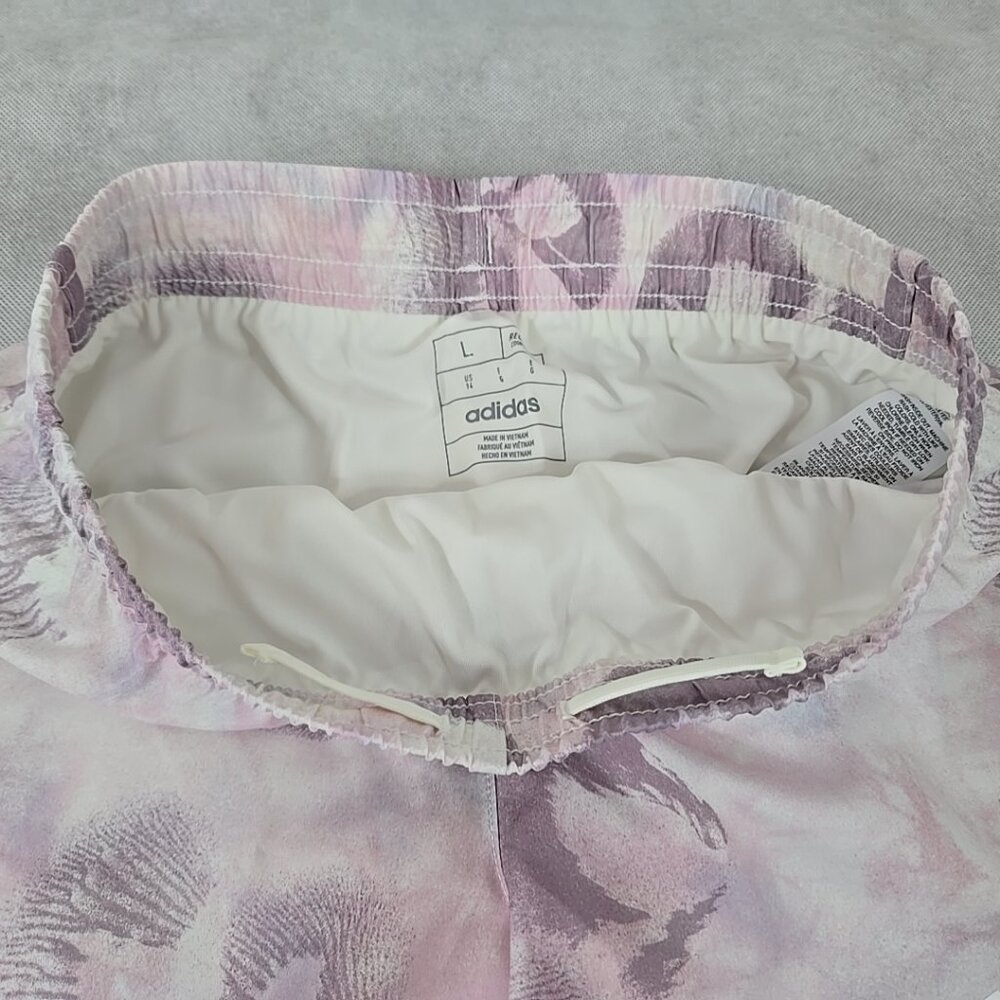 Adidas‎ Girl Set Size Large Cotton Short Sleeve Shirt Matching Running Shorts - Picture 7 of 8